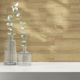 Authentic Light Oak Wood Look Wallpaper Elegant Interior Design